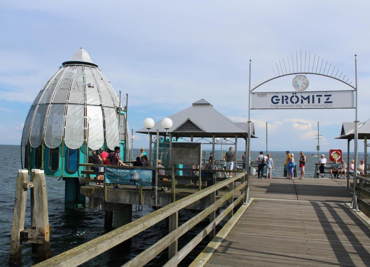Ferienwohnungen Im Haus Strandburg Grömitz Eksteriør bilde